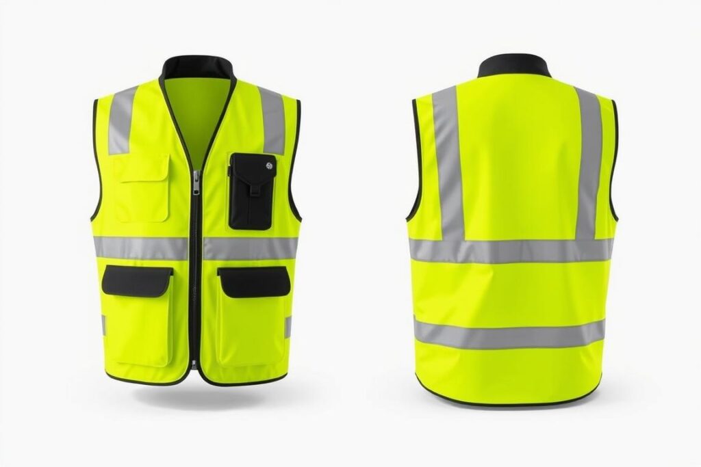 Giubbotto ad alta visibilità modello Standard per piloti di droni Giubbotto ad alta visibilità modello Standard per piloti di droni